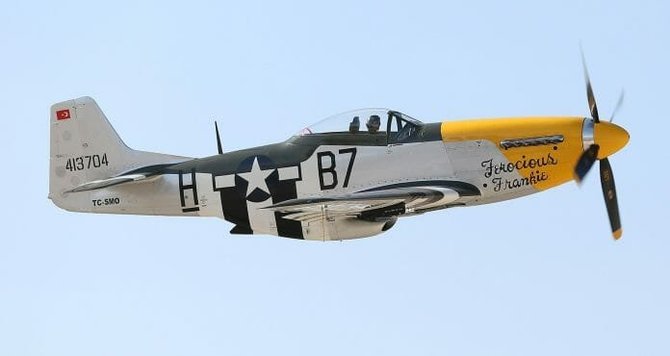 Wikimedia nuotr./Antrojo pasaulinio karo laikų naikintuvas „P-51 Mustang“