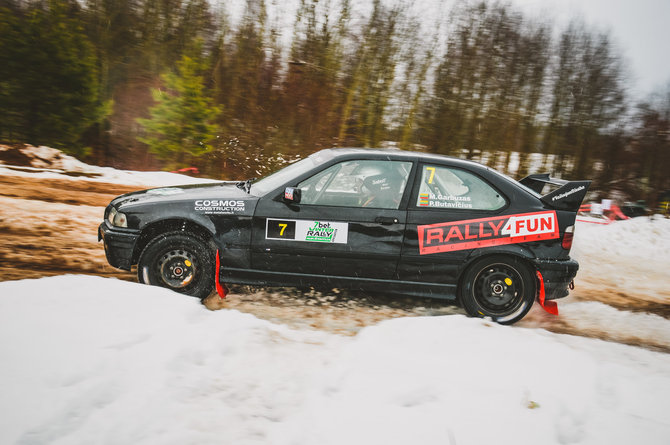 Simo Paulausko nuotr./„7bet Racing by Rally4Fun“ komanda žiemos ralyje