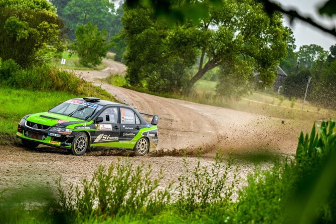 Alfonso Rakausko nuotr./„SV Technika Racing“ ekipažas „ORLEN Lietuva Rally“ varžybose