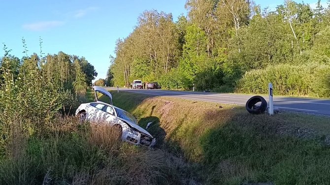 Dimitrijaus Kuprijanovo nuotr./Avarija prie Kėdainių