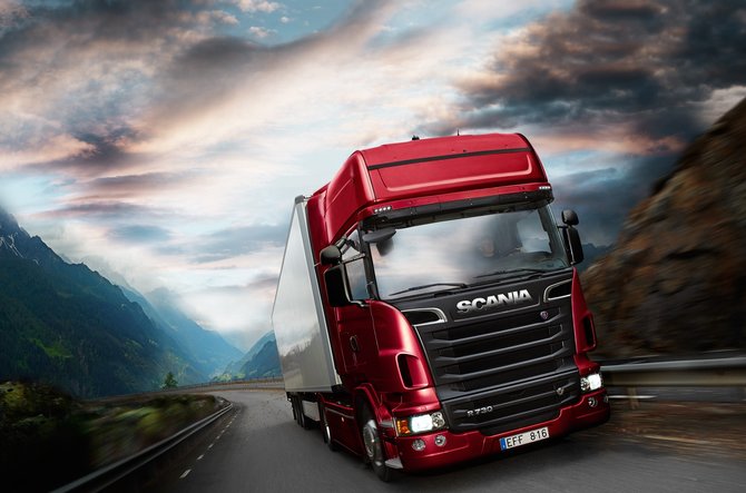 „Scania” nuotr./„Scania V8“