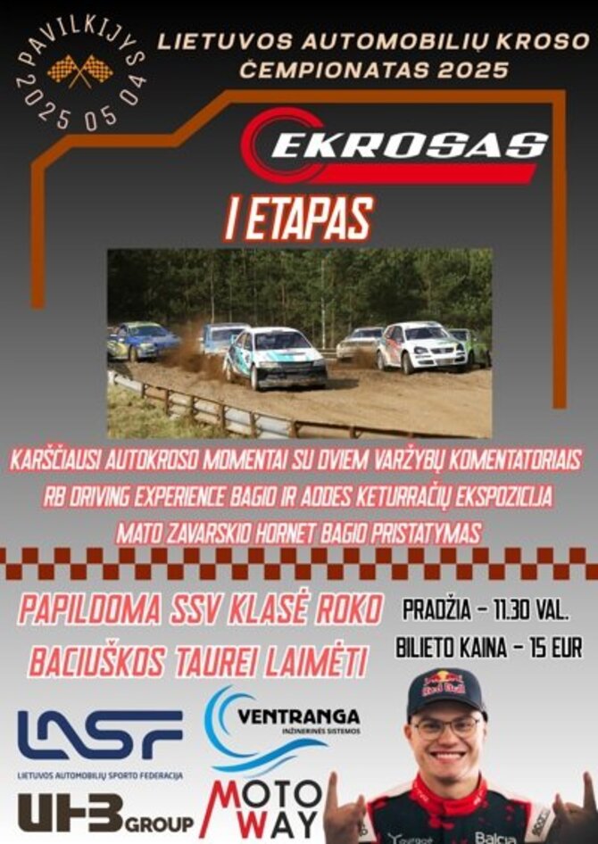 Organizatorių nuotr./Varžybų plakatas
