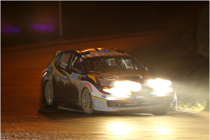 „Subaru Poland Rally Team” nuotr./Dominykas Butvilas „Rajd Arlamov“ ralyje