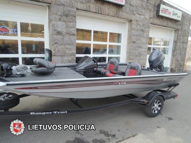 Policijos nuotr./Pavogtas kateris