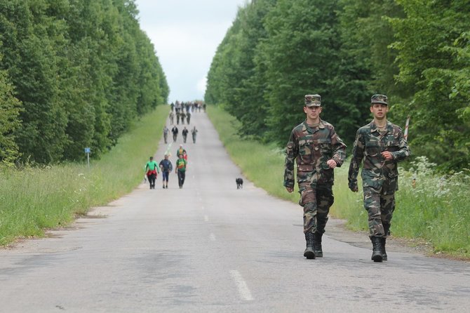 Tomo Markelevičiaus nuotr./Žygis „Pasieniečių keliais“