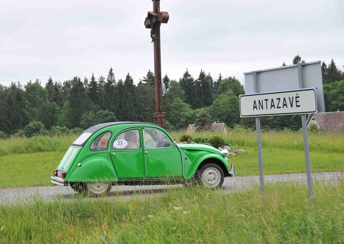 Algimanto Brazaičio nuotr./Istorinių automobilių ralis