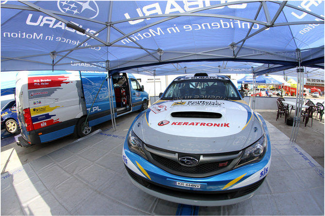 „Subaru Poland Rally Team“ nuotr./Dominykas Butvilas
