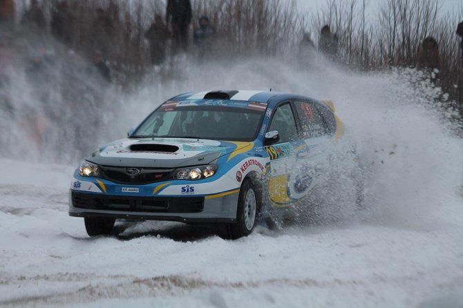 Tomo Markelevičiaus nuotr./„Rally Liepaja 2015“ aštuntas greičio ruožas