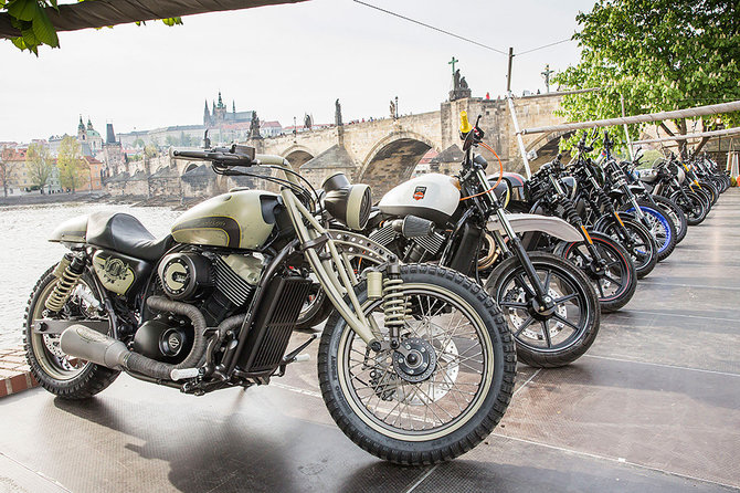 Jano Altnerio nuotr./„Harley-Davidson“ renginio akimirka