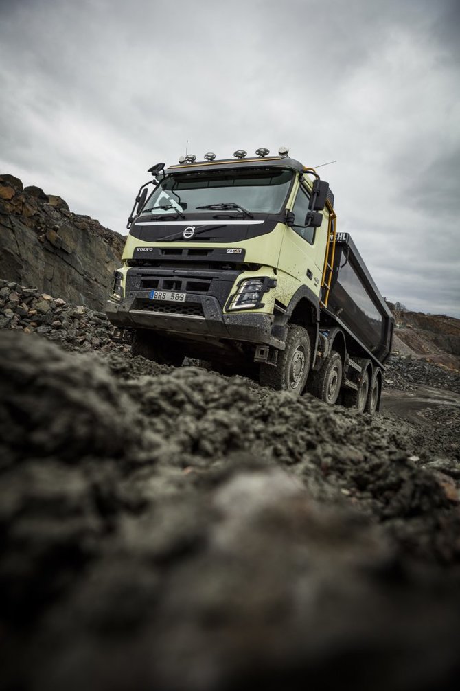 Pontus Johansson nuotr./„Volvo Dynamic Steering“ sprendimas