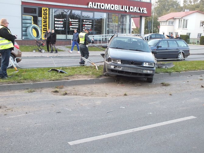 Ričardo Timinsko nuotr./Avarija Panevėžyje