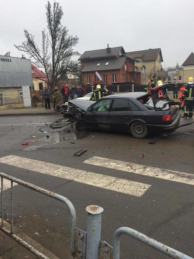 15min skaitytojo Domo nuotr./Avarija Panevėžyje