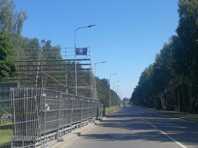 Organizatorių nuotr./Mobili tribūna