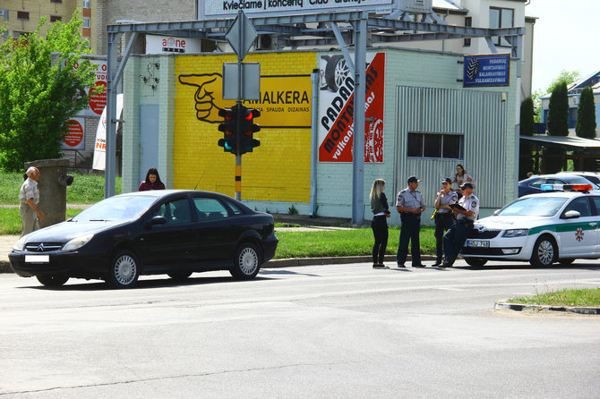 Tomo Markelevičiaus / 15min nuotr./Avarijos vietoje