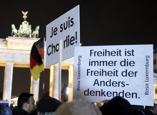 AFP/„Scanpix“ nuotr./Demonstracijos Vokietijoje