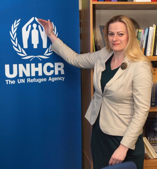 Algio Jakšto nuotr./JT Pabėgėlių agentūros atstovė Renata Kuleš 