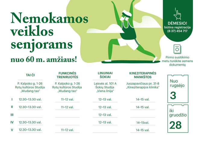 Treniruotes senjorams