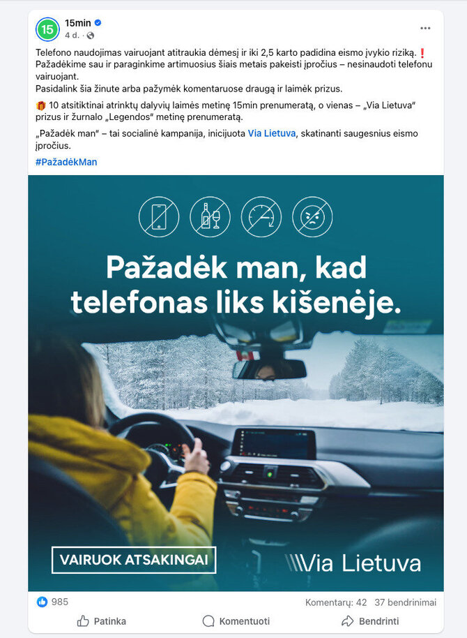 15min/Ekrano nuotrauka