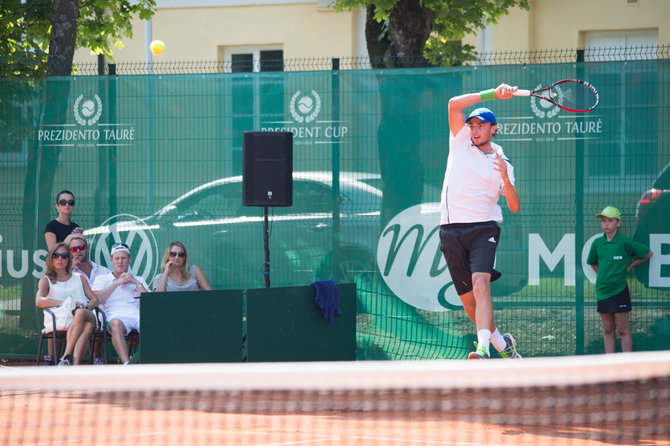 Karolinos Pansevič nuotr./Prezidento taurės finalas: Lukas Mugevičius - Maksimas Dubarenka