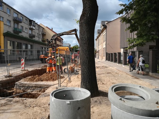 Alvydo Januševičiaus / 15min nuotr./Rekonstrukcija Šiauliuose