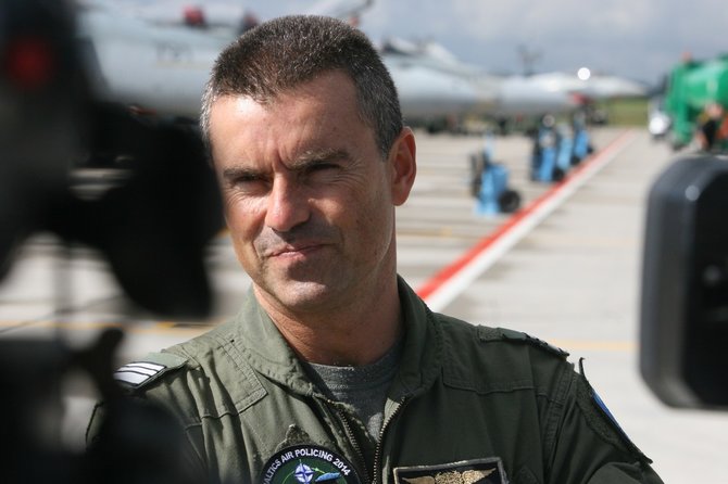 Alvydo Januševičiaus nuotr./NATO bazėje nusileido šeši Portugalijos naikintuvai F-16