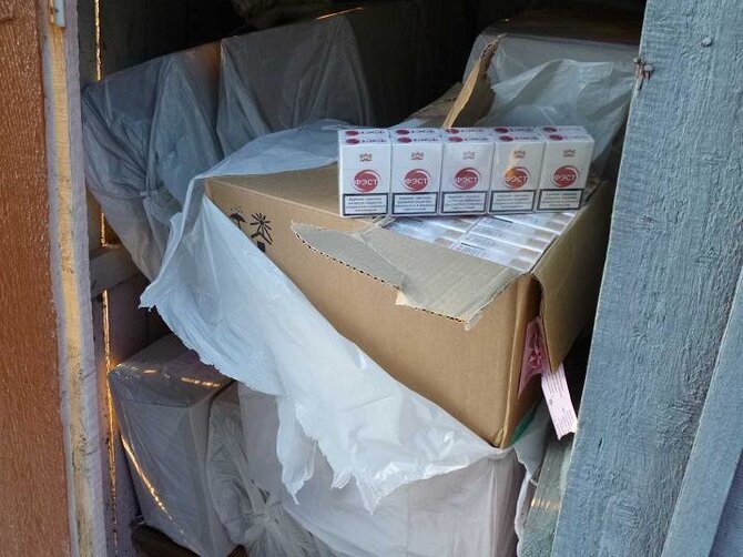 VSAT nuotr./Cigarečių kontrabanda
