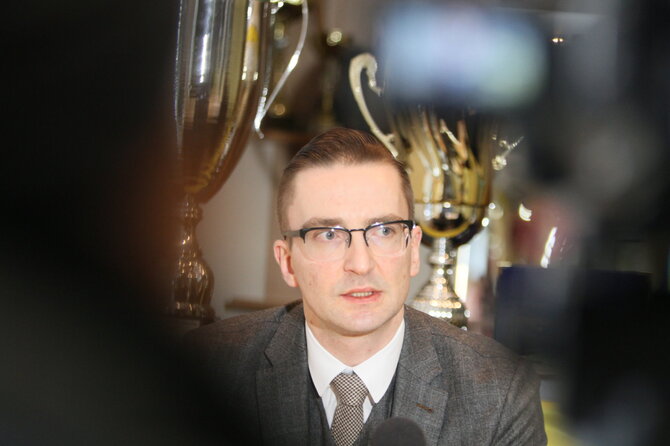 Alvydo Januševičiaus nuotr./Edvinas Eimontas, LFF prezidentas