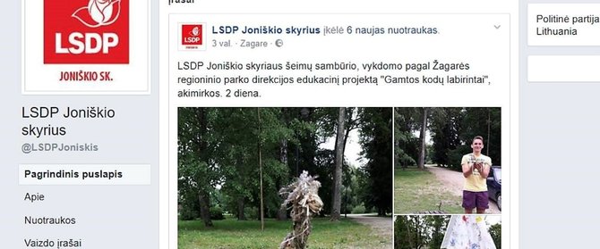 Renginio dalyvių Facebook nuotr./Socialdemokratų šeimų sambūris