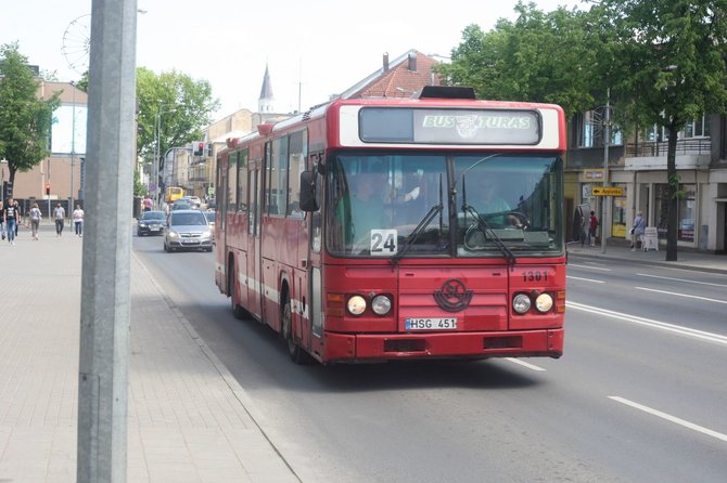 Alvydo Januševičiaus / 15min nuotr./Šiaulių „Busturo“ maršrutinis autobusas 2018 m.