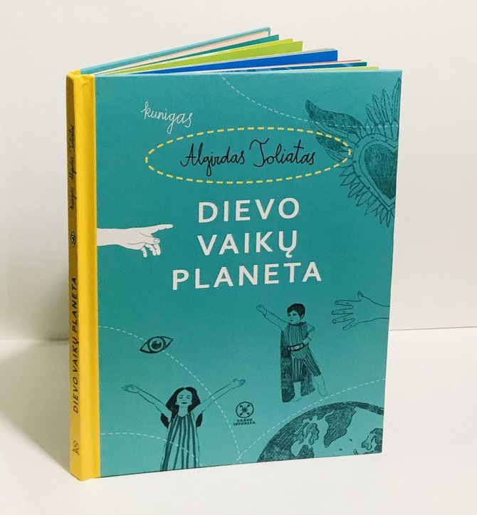 „Taško istorijos“ nuotr./„Dievo vaikų planeta“ – pirmoji A.Toliato knyga vaikams