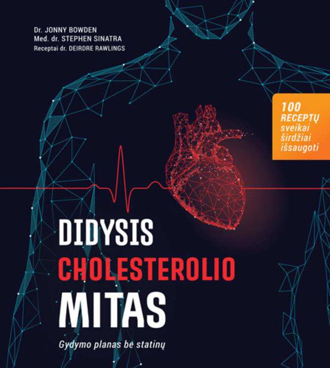 Leidyklos nuotr./Knygos „Didysis cholesterolio mitas“ viršelis (leidykla „Briedis“)