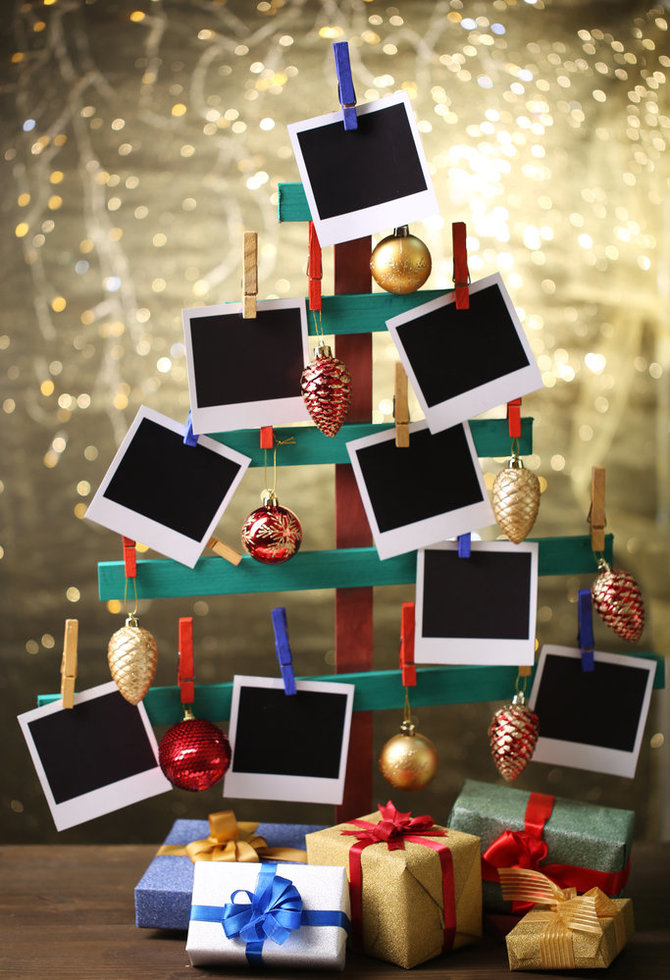 Shutterstock nuotr./Kalėdų eglutė iš nuotraukų.