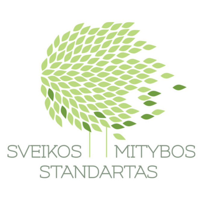 „Sveikos mitybos standarto“ ženklas.