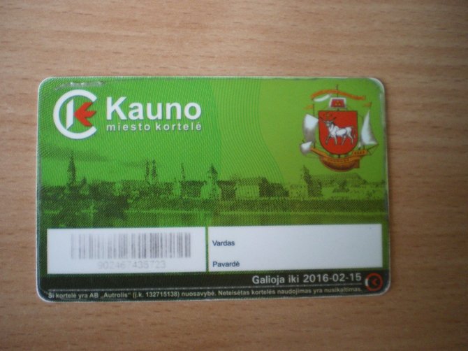Kauno apskrities VPK/Kauno miesto kortelė