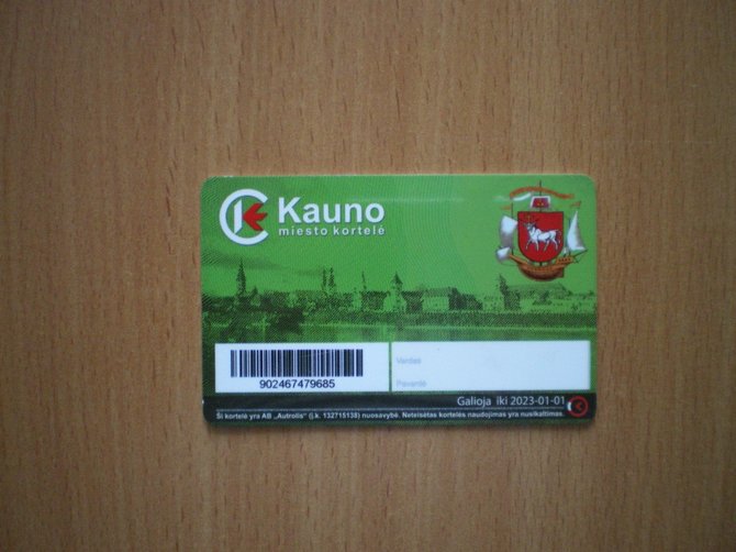 Kauno apskrities VPK/Kauno miesto kortelė