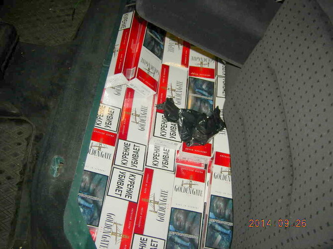 Kauno teritorinės muitinės nuotr./Kauniečio vežtos cigaretės
