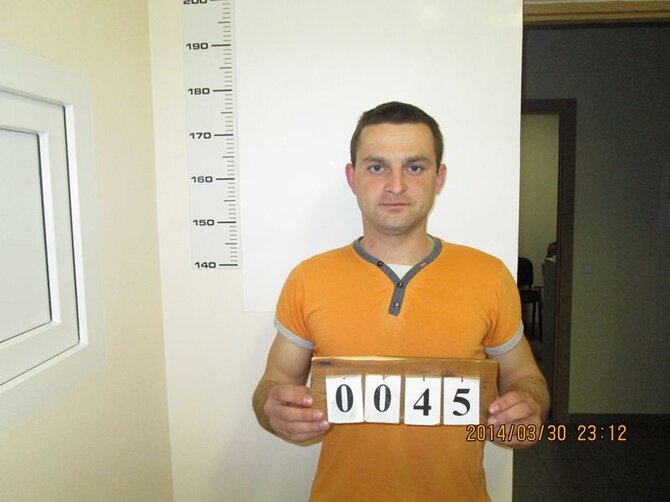 Policijos departamento nuotr./Vienas iš sulaikytųjų