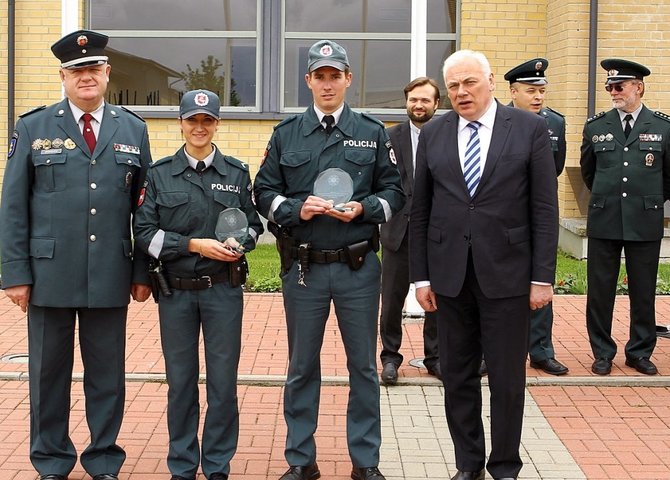 Policijos departamento nuotr./Geriausi viešosios policijos pareigūnai 2014 m.
