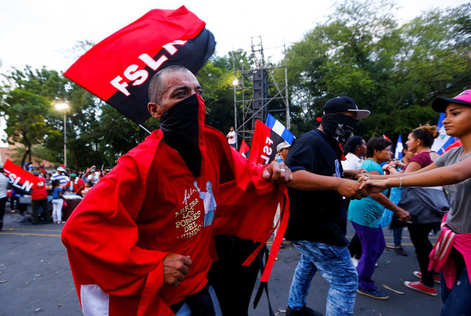 „Reuters“/„Scanpix“ nuotr./Protestai Nikaragvoje