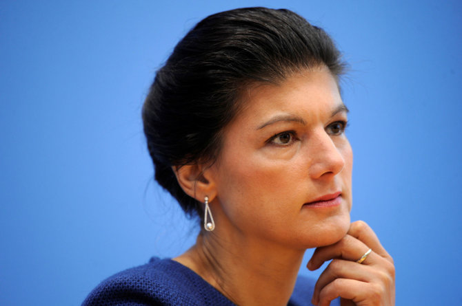 „Reuters“/„Scanpix“ nuotr./Sahra Wagenknecht