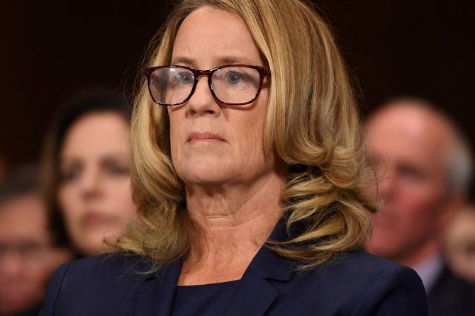 „Reuters“/„Scanpix“ nuotr./Christine Blasey Ford