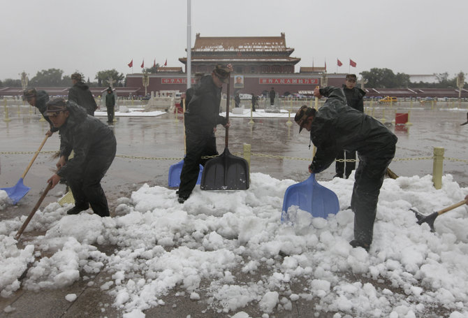 „Reuters“/„Scanpix“ nuotr./Pekinas žiemą