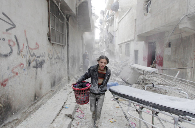 „Reuters“/„Scanpix“ nuotr./Alepo griuvėsiai