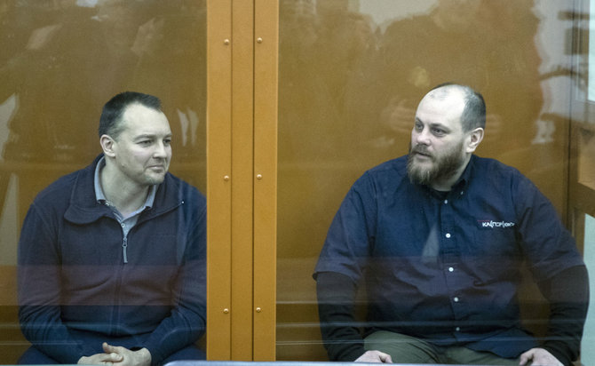 „Scanpix“/AP nuotr./Sergejus Michailovas (kairėje) ir Ruslanas Stojanovas