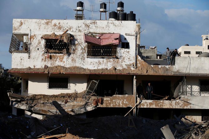 „Reuters“/„Scanpix“ nuotr./Gaza po Izraelio aviacijos smūgių