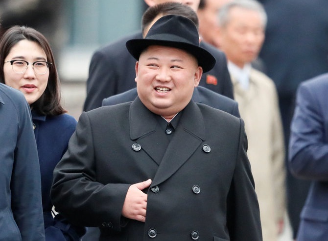 „Reuters“/„Scanpix“ nuotr./Kim Jong Unas Vladivostoke