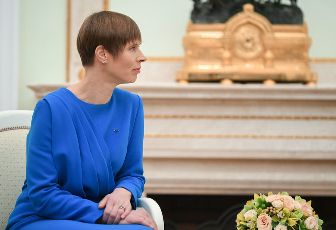 „Scanpix“ nuotr./K.Kaljulaid Maskvoje