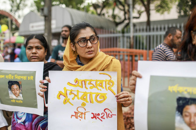 AFP/„Scanpix“ nuotr./Protestai Bangladeše