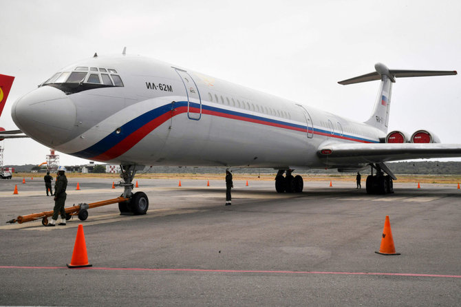 AFP/„Scanpix“ nuotr./„Iljušin Il-62M“ Venesueloje