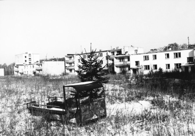 AFP/„Scanpix“ nuotr./Apleistas kaimas Baltarusijos Gomelio rajone 1992 metais